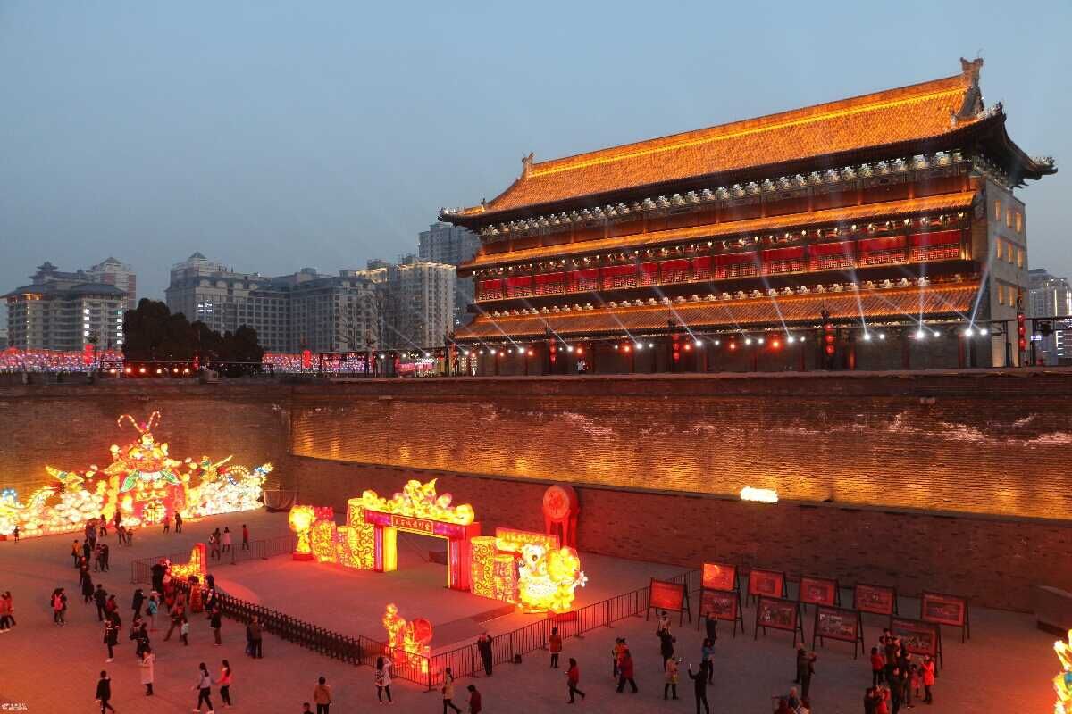 xi'an city wall